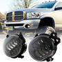 Faros Antinieblas Led Dodge Ram 2003-08 Color Negro  Dodge Ram