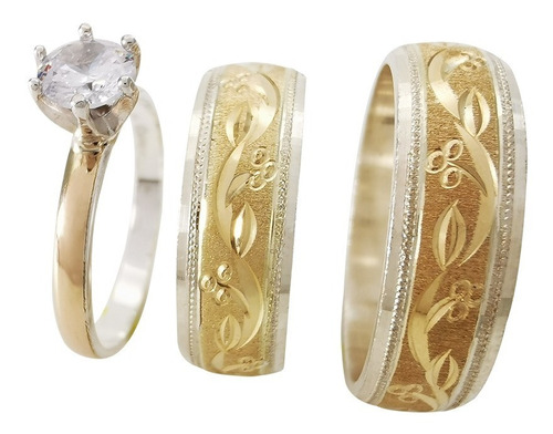 Argollas Matrimonio Oro 18k Plata Gratis Anillo