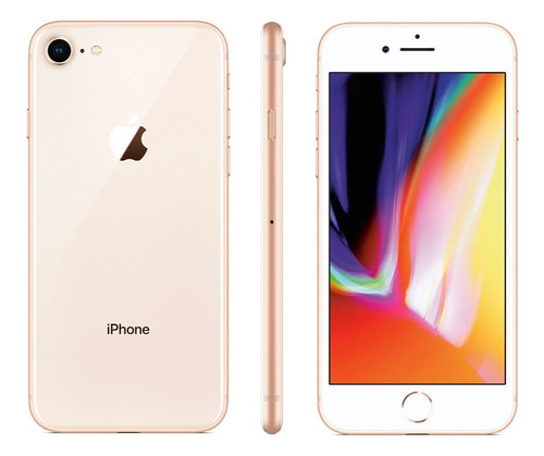 iPhone 8 64gb Dourado 10x Sem Juros Garantia Com Fone+brinde