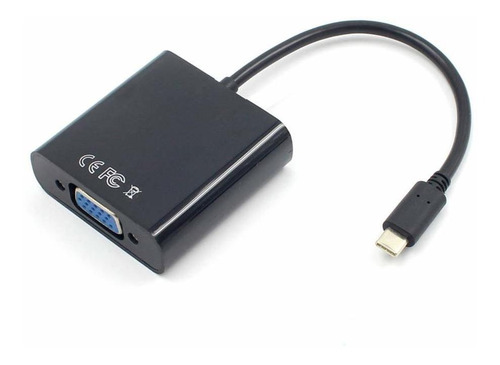 Adaptador Usb C A Vga Wjes (1 Paquete), Convertidor Tipo C A