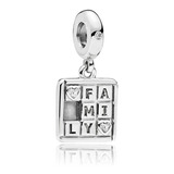 Dije Charm Pandora Familia Family Juego Tablero Original 