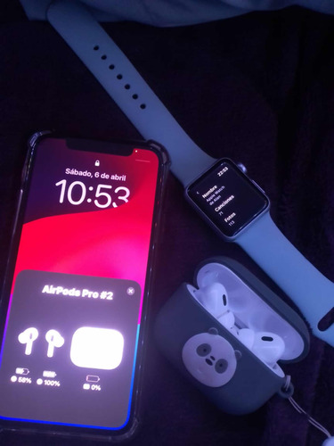 iPhone 11 Pro, Apple Watch, Airpodspro2