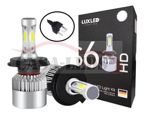 Kit Cree Led S6 Plus 44000 Lm H4 H1 H7 H11 Chips Reforzado