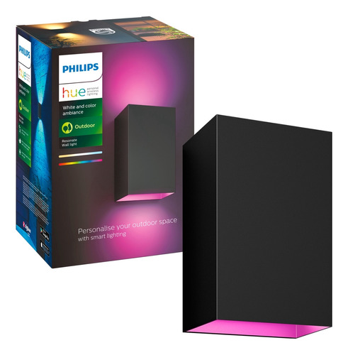 Aplique De Exterior Philips Hue Doble Led Resonate Rgb