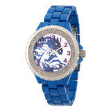 Reloj Disney Para Mujer Elsa Frozen 2   De Aleación Azul