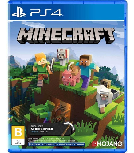 Minecraft  Starter Collection Mojang Ps4 Físico