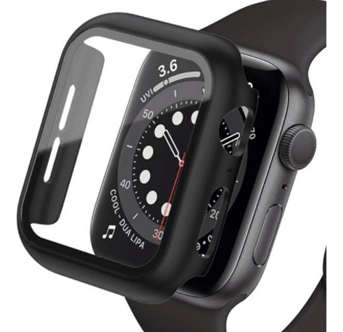 Protector De Vidrio Templado Para Apple Watch - Negro