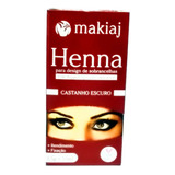 Henna Makiaj Castanho Escuro Sobrancelha  Original   Rena 1u