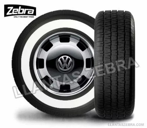 Llantas Cara Blanca  Vw Vocho 155/80/15