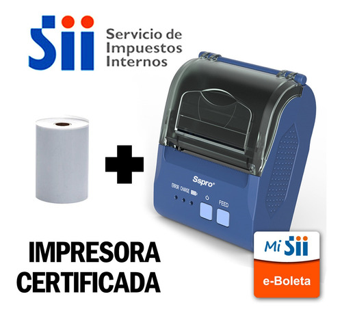 Mini Impresora Térmica Sii E-boleta, 58mm, Stock Inmediato