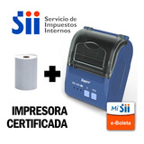 Mini Impresora Térmica Sii E-boleta, 58mm, Stock Inmediato