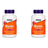 Biotina 5000mcg Now Foods 120veg Caps 2un