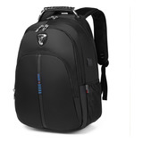 Mochila Para Laptop De 17.3 Pulgadas,mochila Negro Gran Capacidad De Viaje Hombre Con Usb Puerto Impermeable Y Antirrobo Diseño De La Tela Nailon De Alta Densidad Y Tela Oxford