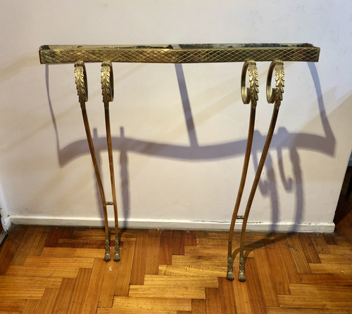 Antiguo Dressoire De Bronce Sin Mármol 95cm X 95cm