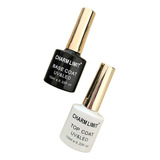 Base + Top Coat Charm Limit Uv/led Uñas Semipermanentes 10ml