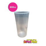 Vaso Descartable Plástico Transparente 800cc