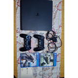 Playstation 4 Slim 500gb Con 2 Joystick Y Juegos