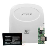 Central Alarme Monitorado Jfl Active 20 + Módulo E Bateria