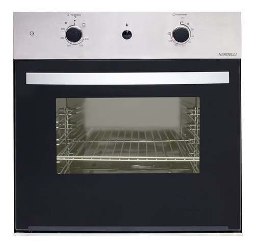 Forno A Gás De Embutir 57l C/ Grill Nardelli Inox 220v G57