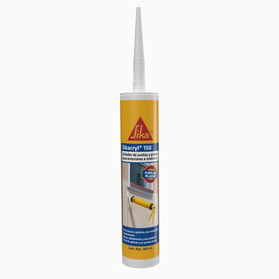Sika Sellador Acrílico Sikacryl-150 Blanco 300 Ml | MercadoLibre