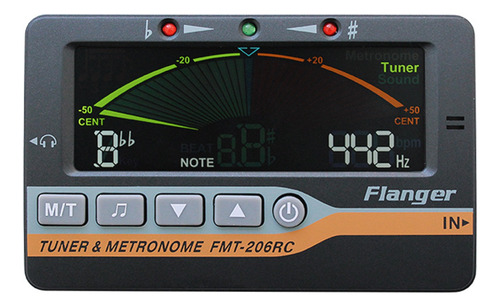 Afinador De Instrumentos Flanger, Generador De Metrónomos Y