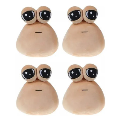 Aaa 4 Piezas De Peluche De Alien Pou Emotion . %%%^