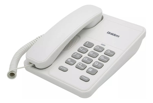 Teléfono Fijo Sobremesa Uniden As7202 Blanco