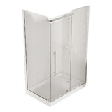 Shower Door Con Recept 120x80x200cm Abatible 6mm/dechaus