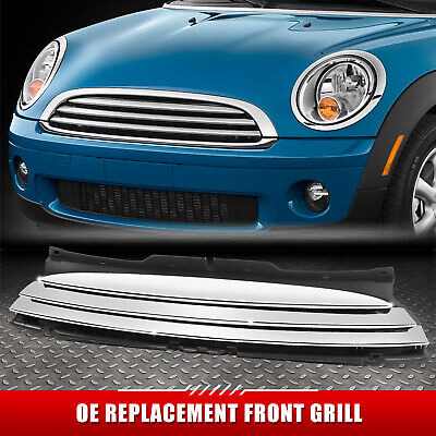 [horizontal Slats] For 07-10 Mini Cooper Oe Style Chrome Zzf