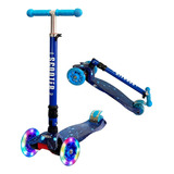 Scooter Italy Graffiti Monopatín De Pie Scooter Galaxy Blue Para Niños