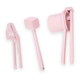 Kit Utensílios De Cozinha Rosa Weck