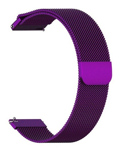 Smart Whatch Xiaomi Amazfit Malla Magnetica Stratos Gtr47 Ancho 20 Mm Color Violeta