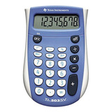 Ti503sv Calculadora De Bolsillo 8 Dígitos Lcd Azul