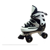 Zapatilla Patines 4 Ruedas Negras Roller Skate