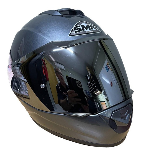 Casco Smk Alta Velocidad Espejado Motoscba