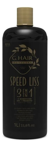 Escova Progressiva Ghair - Speed Liss 3 Em 1 -  Litro