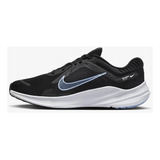 Tenis Nike Quest 5 Negro Azul Hombre