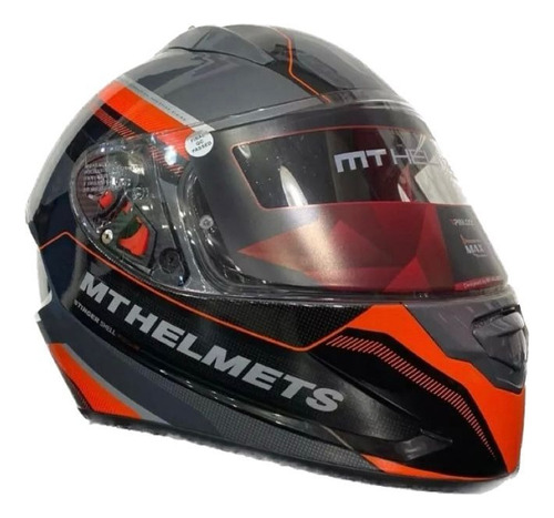 Casco Para Moto Integral Mt Helmets Stinger Shell Pole