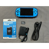 Psp Slim Modelo 3000 Vibrant Blue Con 64gb Llena De Juegos