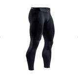 Pantalón Negro Para Hombre Licra Elástica Deportiva Leggings