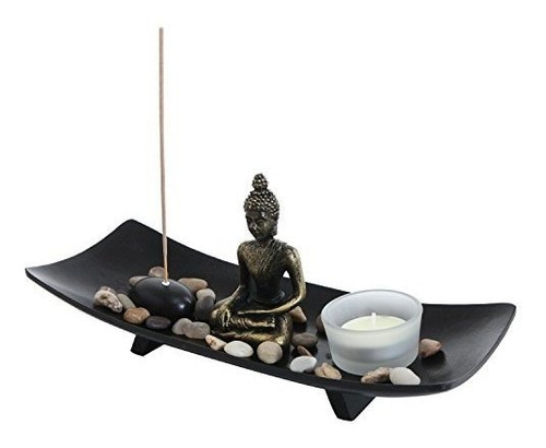 Mygift Zen Meditation Rock Juego De Mesa De Jardín Con Bande