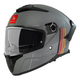 Casco Para Moto Mt Helmets Thunder 4sv Mil C2 Gris 