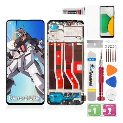 Okbichi Incell Pantalla Para Oppo Reno 6 Lite\u002Fa744g \u002Fa954g Con Marco | Meses sin interés