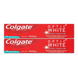 ~? Colgate Optic White Toothpaste, Stain Fighter, Fresh Mint