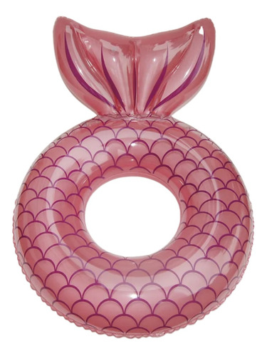 Anillo Dona Inflable Flotante De Sirena Piscina Fiesta Playa