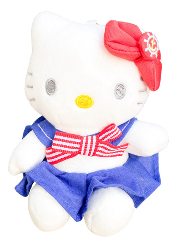 Llavero De Peluche Hello Kitty Marinera Sanrio Regalo 