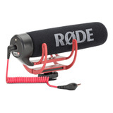 Micrófono Rode Videomic Go Condensador Supercardioide Color Negro