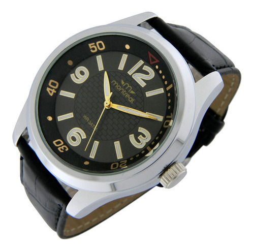 Reloj Montreal Hombre Ml1495 Caja Metal Resitente Al Agua