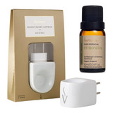 Aromatizador Via Aroma Porcelana + Óleo De Citronela 10 Ml