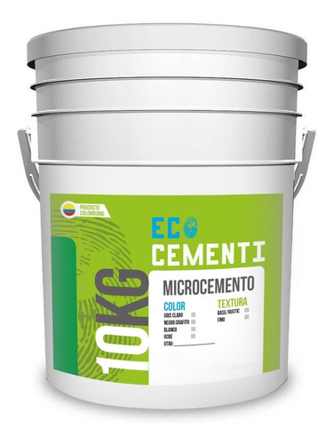 Microcemento Ecocementi - Rustic Gris Claro 10kg